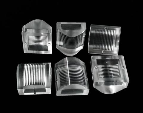 #RTHG-20  Waterproof Led Lens, Suitable for: Use Imitating lumen , Cree , Degree: 10X90 , Size: 20X20X13.9mm, Stripe surface ► Photo 1/1
