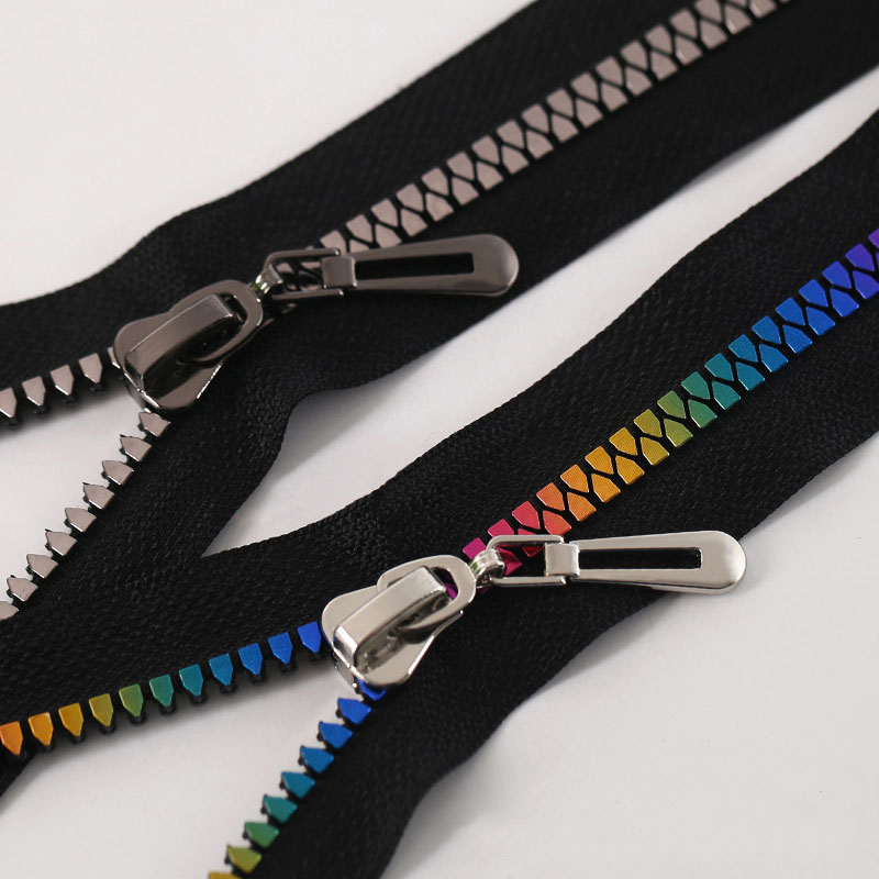 Meetee 8# Metal Zipper 70/80/90/100/120cm Double Sliders for Coat Down  Jacket Zip Repair DIY Clothing Sewing Tailor Accessories - AliExpress