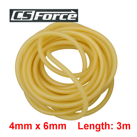 3m 4mm x 6mm Natural Rubber Band Latex Tube Hunting Slingshot Tubing Band Fitness Elastic Stretch Tube Surgical Tourniquet 4060 ► Photo 1/4