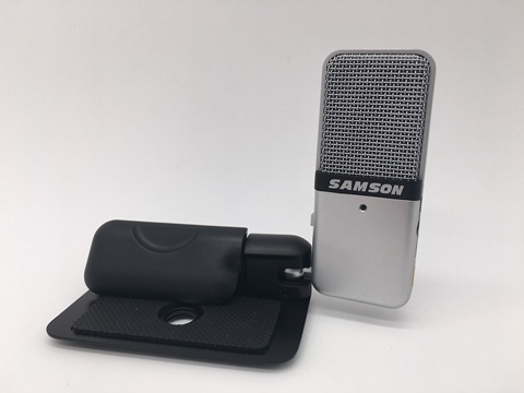 Original Samson Go Mic portable clip type Mini recording condenser microphone with USB cable carry case for computer recording ► Photo 1/6