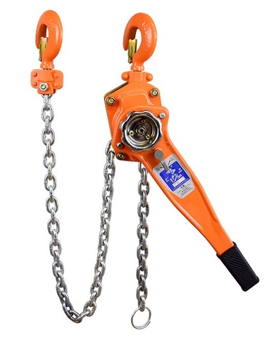 0.75--1TX1.5M Heavy duty lifting lever chain hoist, CE certificate, hand manual lever block crane lifting sling material ► Photo 1/1