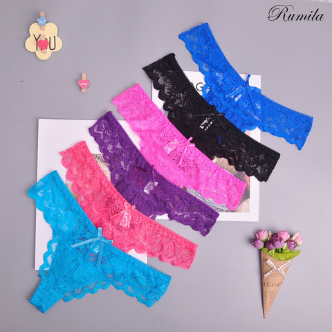 8color Gift full beautiful lace Women's Sexy lingerie Thongs G-string Underwear Panties Briefs Ladies T-back  1pcs/Lot 169 ► Photo 1/4