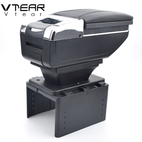 Vtear For Renault logan 2/Megane/twingo armrest box central Store content box products interior Armrest Storage accessories part ► Photo 1/6