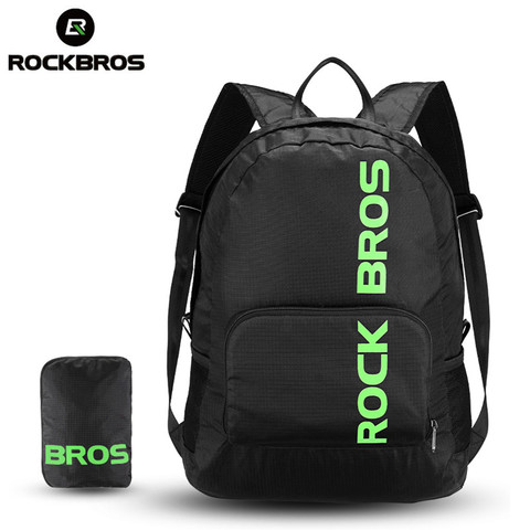 ROCKBROS Portable Sports Backpack Rainproof Foldable Bags Hiking Camping Cycling Bicycle Bike Bags Men Women Package Travel Bag ► Photo 1/6