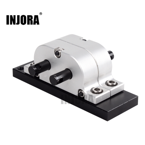 INJORA 1:1 Gear Ratio Metal Gearbox Transfer Case Mount for 1:14 Tamiya Truck & 1:10 RC Crawler Axial SCX10 D90 ► Photo 1/6
