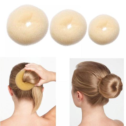 Hair Bun Maker Donut Magic Foam Sponge Easy Big Ring Hair Styling Tools Products Hairstyle Hair Accessories For Girls Women Lady ► Photo 1/6