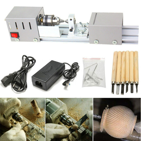 DIY Mini Lathe Polisher Grinder Driller Table Saw Machine Polishing Cutting Tools 24V For Woodworking ► Photo 1/1