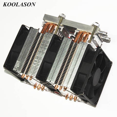 KOOLASON 12V 288W DIY dual-core semiconductor chip refrigeration PC CPU auxiliary water cooled cold water machine Chiller kit ► Photo 1/6