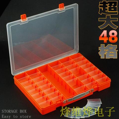 E215 activities 48 grid portable kit Lego storage box electronic components box parts box sample box ► Photo 1/5