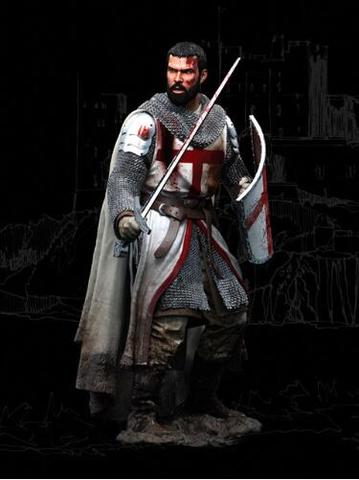 1/18 Scale Assembly Resin Figure kit Templar Knight ► Photo 1/1