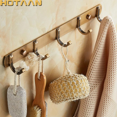 Antique Robe Hook,Clothes Hook, Antique Brass Finish,Bathroom Hardware Product Robe Hooks,Bathroom Accessories-YT-3014 ► Photo 1/6