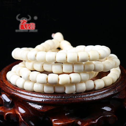 10PCS Tibetan yak bone bracelet,prayer beads natural cow bone bucket bead DIY accessories. beads for jewelry making ► Photo 1/5