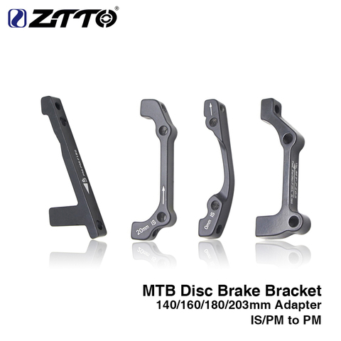ZTTO MTB Disc Brake Mount Adapter Bracket IS PM To PM Disc Brake Spacer CPS washer Adaptor For 140 160 180 203mm Rotor ► Photo 1/6