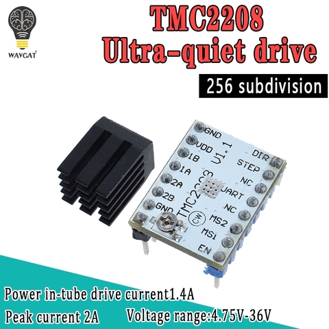 TMC2208 Stepper Motor StepStick Mute Driver Silent Excellent Protection For 3d Printer Sky V1.3 Compatible with A4988 DRV8825 ► Photo 1/6