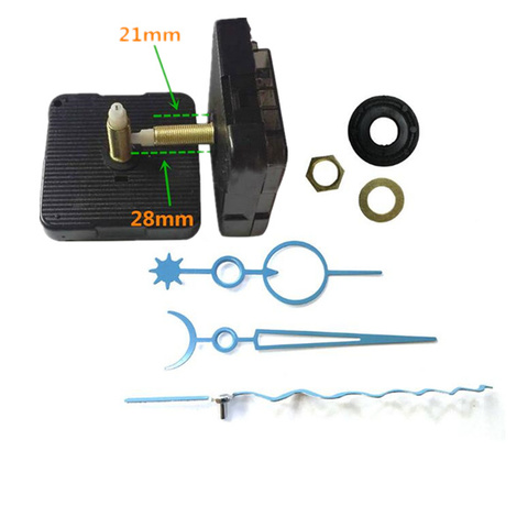 1 set hot sale 28mm shaft Clock Movement DIY Wall Clock hand Mechanism Parts Wavy pointer Replacement Repair Clock needle ► Photo 1/5