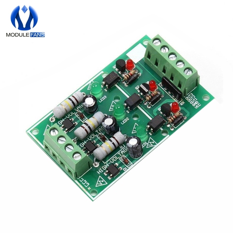 3CH 3 Channel  AC 220V Optocoupler Isolation Board Module Isolated Board Testing Module No PCB Holder AC Detection ► Photo 1/6