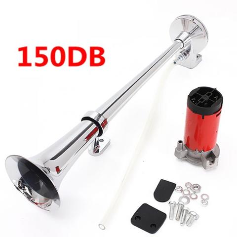 150dB Car Horn Super Loud 12V Single Trumpet Air Horn / Compressor for Car Truck Lorry Boat Train All Types Automobiles ► Photo 1/6