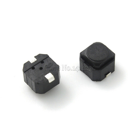 10Pcs Silent Tact Switch 6*6*5mm 6x6x5mm smd Silicone Button Switch Touch Switch height 5mm ► Photo 1/2
