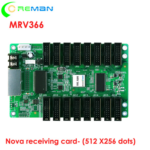 HD led screen led display receiving card Novastar MRV366 ,  Big control area Novastar receiving card MRV366 512x256 pixel ► Photo 1/1