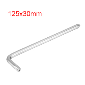 Uxcell Hot Sale 1 Pcs Long Tamper Proof Torx Star Key Bit Wrench L-Shape Nickel Plated T30 ► Photo 1/4