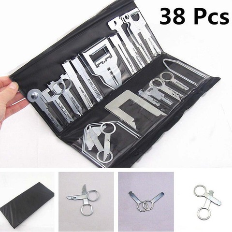 Car Disassembly Tools Radio Audio DVD Navigation Trim Panel Dashboard Installation Removal Repair Kit  38pcs/set ► Photo 1/6