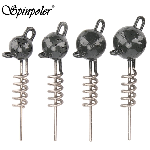 Spinpoler New Flexhead Pike Round Head Jigs Heads Fishhook, Fishing Lead Jigs Head Hooks, For Crappie Fish, 7g to 50g ► Photo 1/6