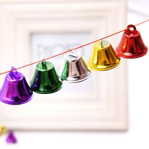 Hot Sale 10 Pcs DIY Metal Creative Mini Colorful Small Bell Musical Percussion Instruments Pendant Bell Crafts Entertainment ► Photo 1/6