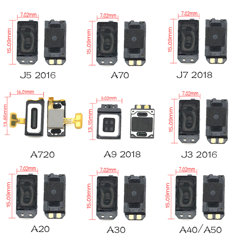 For Samsung A9 A8 A6 A7 J7 J6 J8 J4 2022 /J3 J5 2016 / A20 A30 A40 A50 A70 Earpiece Ear Speaker Sound Receiver Flex Cable ► Photo 1/2