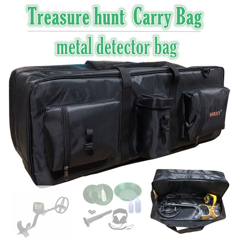Metal Detector Carry Bag Portable Waterproof Canvas Storage Bag Double-layer Carry Tools Organizer Backpack for Metal Detector ► Photo 1/1