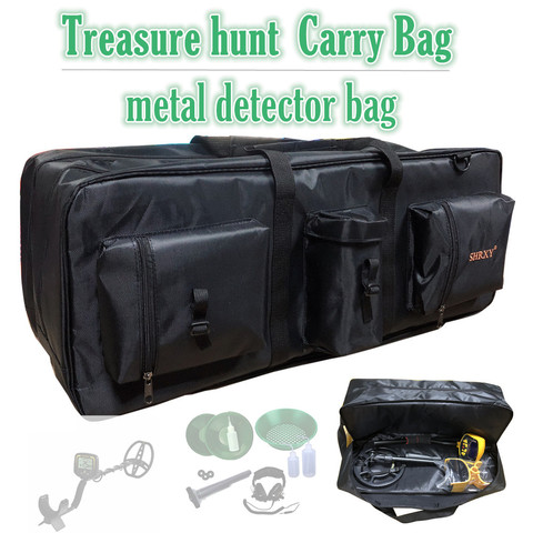 Metal Detector Carry Bag Portable Waterproof Canvas Storage Bag Double-layer Carry Tools Organizer Backpack for Metal Detector ► Photo 1/1