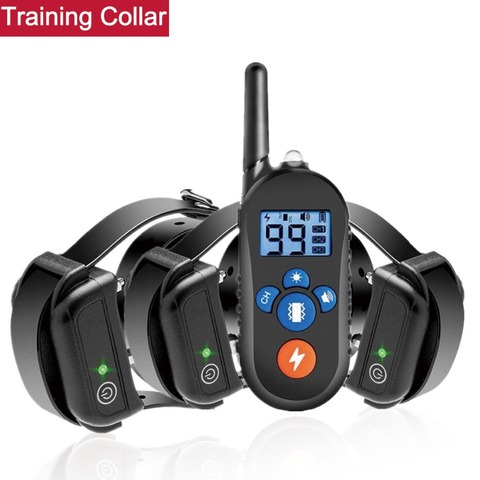 1pc 2500 Ft Long Remote Dog Collar Training Device Beep/Vibration/Electric Shock Warning Pet Bark Stopper Waterproof Receiver ► Photo 1/6