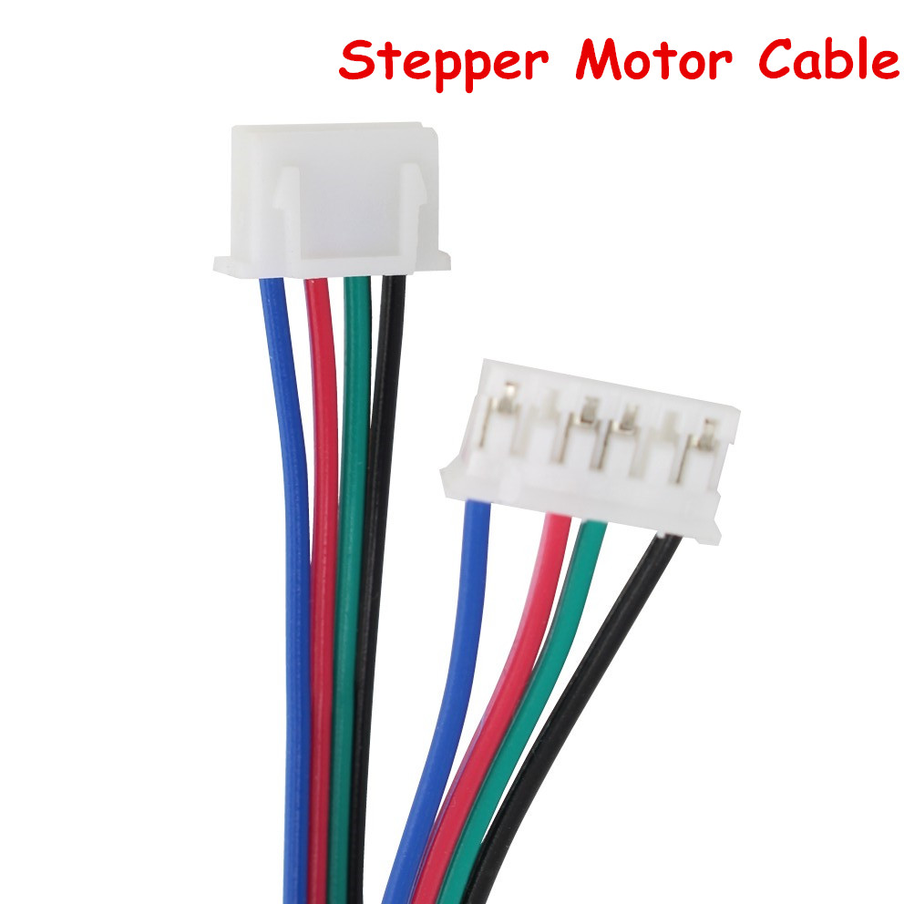 5Pcs 4-Pin Female-Female Connector XH2.54 Nema17 3D Printer Stepper Motor Cable 