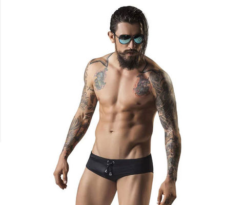 BOYTHOR Rise of a new brand Private customized Men's swimming trunks Sexy small waist Low waist swimwear ► Photo 1/1