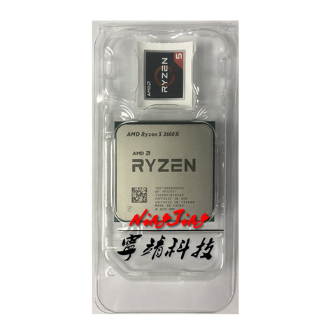 AMD Ryzen 5 3600X R5 3600X 3.8 GHz Six-Core Twelve-Thread CPU Processor 7NM 95W L3=32M  100-000000022 Socket AM4 new but no fan ► Photo 1/2