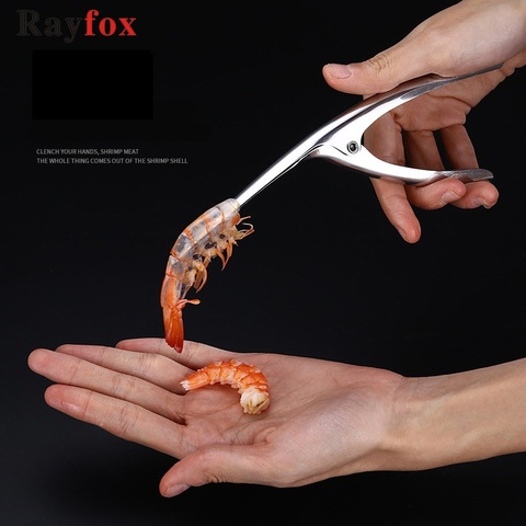 Kitchen Accessories Shrimp Peeler Stainless Steel Seafood Cooking Tools Creative Convenient Shrimp Peel Device Kitchen Gadgets ► Photo 1/6