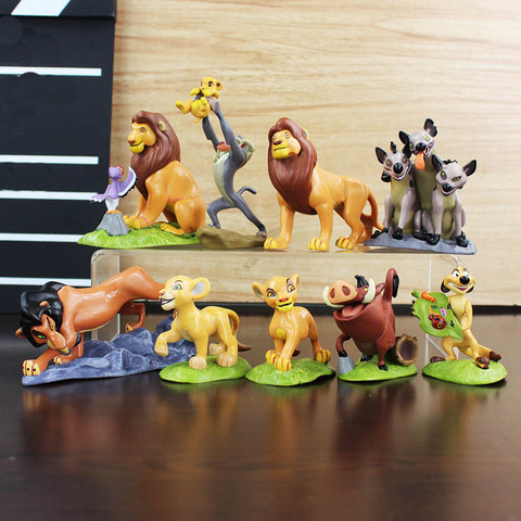 Cute 9pcs/lot PVC The Lion King Action Figure educational toys for
