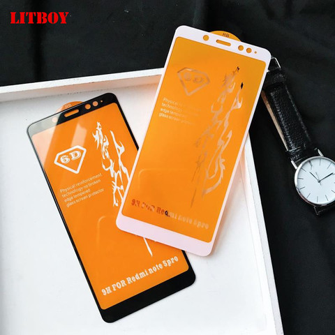 6D Full Cover Tempered Glass For Xiaomi Redmi Note 5A 5 S2 Screen Protector Film For Redmi 5 Plus 5A Note 5 5A Protective Glass ► Photo 1/6