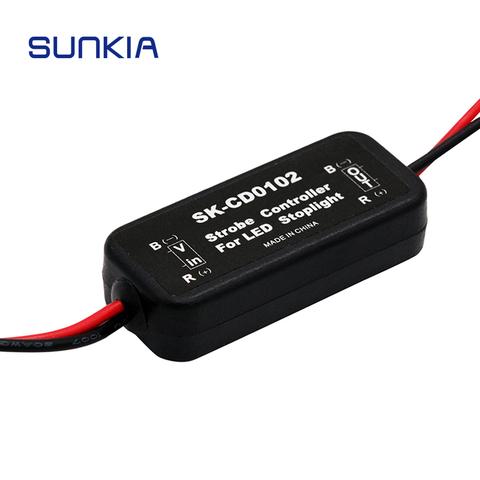 GS-100A Flash Strobe Controller Flasher Module For Car LED Brake Stop Light Lamp 12-24V Short Circuit Protection CD0100/01/02 ► Photo 1/5
