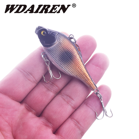 1Pcs 6.5cm 10g Winter Fishing Lure Vib vibration baits With Lead Inside Ice Sea Fishing Tackle Diving Wobblers Lure WD-236 ► Photo 1/6