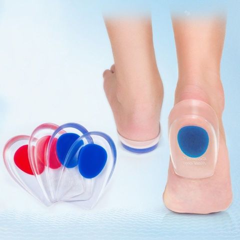 Comfort Heel Pain Insoles Relieve Foot Pain Silicon Gel Heels Cup Cushion Protectors Spur Support Shoe Pad Feet Care Inserts ► Photo 1/1