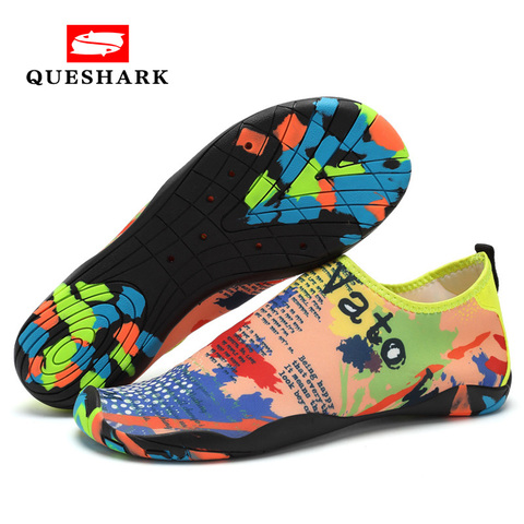 Men Women Ultralight Rubber Neoprene Diving Shoes Anti-skid Beach Shoes Surfing Footwear Sneakers Diving Socks Swimming Fins ► Photo 1/6