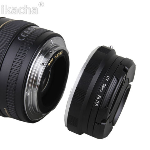 3 In1 Camera Macro Lens Reverse Adapter Protection Lens Cap+ 58mm UV Filter 18-55mm For Canon 60D 70D 600D 700D 750D 1200D 100D ► Photo 1/6