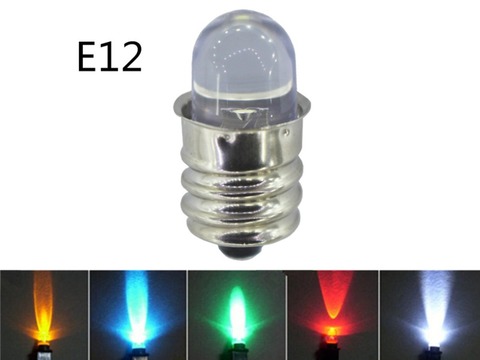 Blue LED 24V E12 red 12V E12 LED green 24V Instrument 18V led e12 12v yellow 18V blue lIndicator bulb LED E12 red 12v ► Photo 1/6