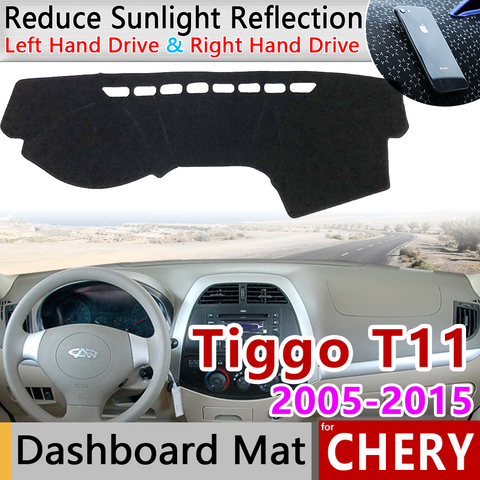 for Chery Tiggo T11 2005~2015 Facelift Anti-Slip Mat Dashboard Cover Pad Sunshade Dashmat Protect Car Accessories 2009 2010 2011 ► Photo 1/6