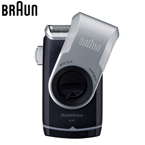 Braun M90 Electric Shavers Mobile shave trimmer Shaver Razor Washable Beard Shaving Machine Dry Battery Portable For Travel ► Photo 1/1