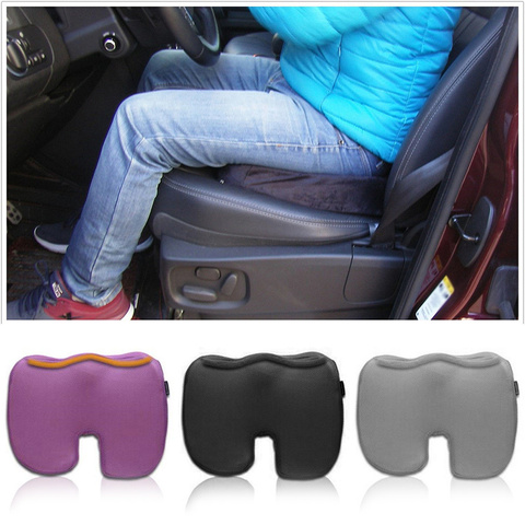 Car Seat Cushion Orthopedic Non Slip Memory Foam Back Pain Relief Pad  Office