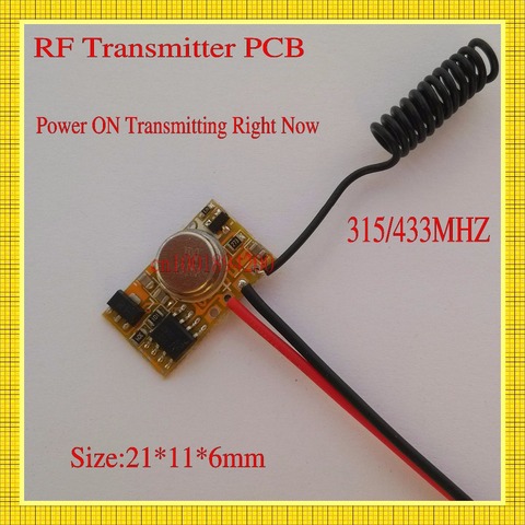 EV 1527 Remote Control Micro Radio Transmitter PCB 315/433 1CH Input Power Transmitting Signal for Car Bus Truck GSM Home Alarm ► Photo 1/4