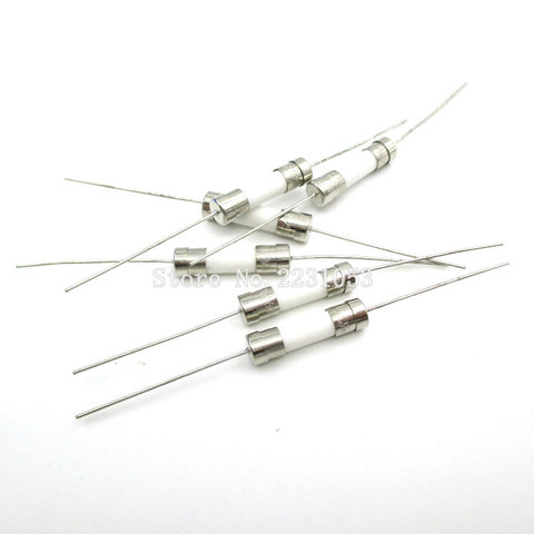 10PCS/LOT Slow Blow Fuse Ceramic Fuse 5*20mm T6.3A 250V With 2 Pin Fuse 6.3A/250V 5X20MM New ► Photo 1/1