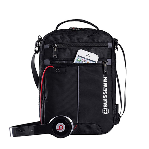 Swiss Shoulder Bag Leisure Briefcase Small Messenger Bag for 9.7