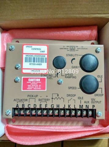 Engine Speed Control Governor ESD5500E for Diesel Generator Unit Controller with double capacitors some parts Made in Germany ► Photo 1/2